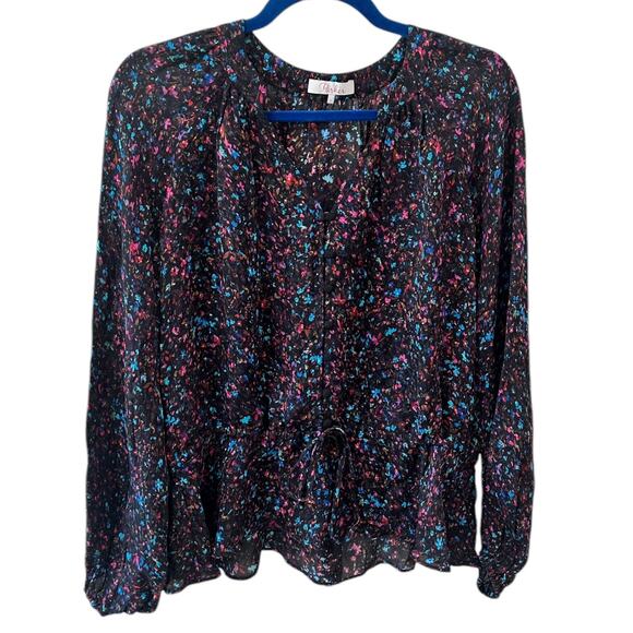 Parker Rosaline Multi-Color Floral
Peplum Blouse - Picture 8 of 8
